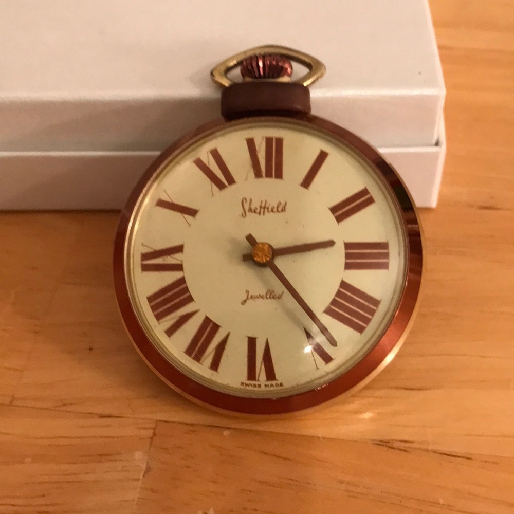 Sheffield Aluminum case pocket watch, 128780